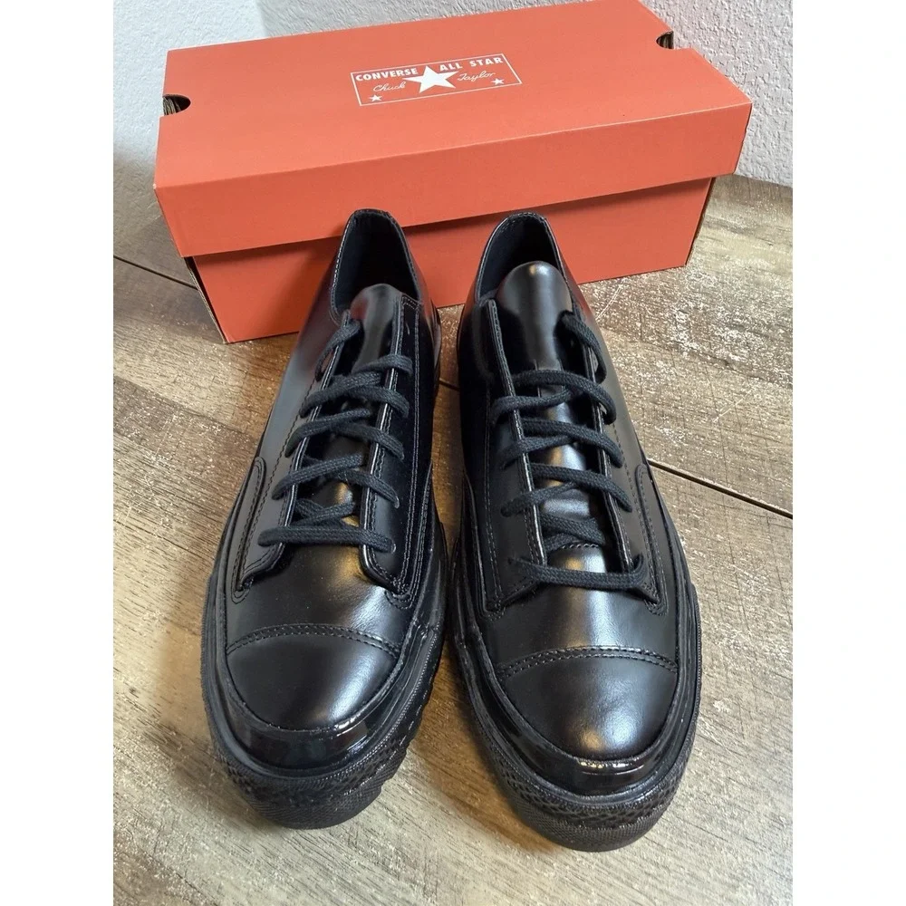 CONVERSE CHUCK ALL-STAR 70 Fromal Black Leather A14188C Men's Size 8.5 NEW